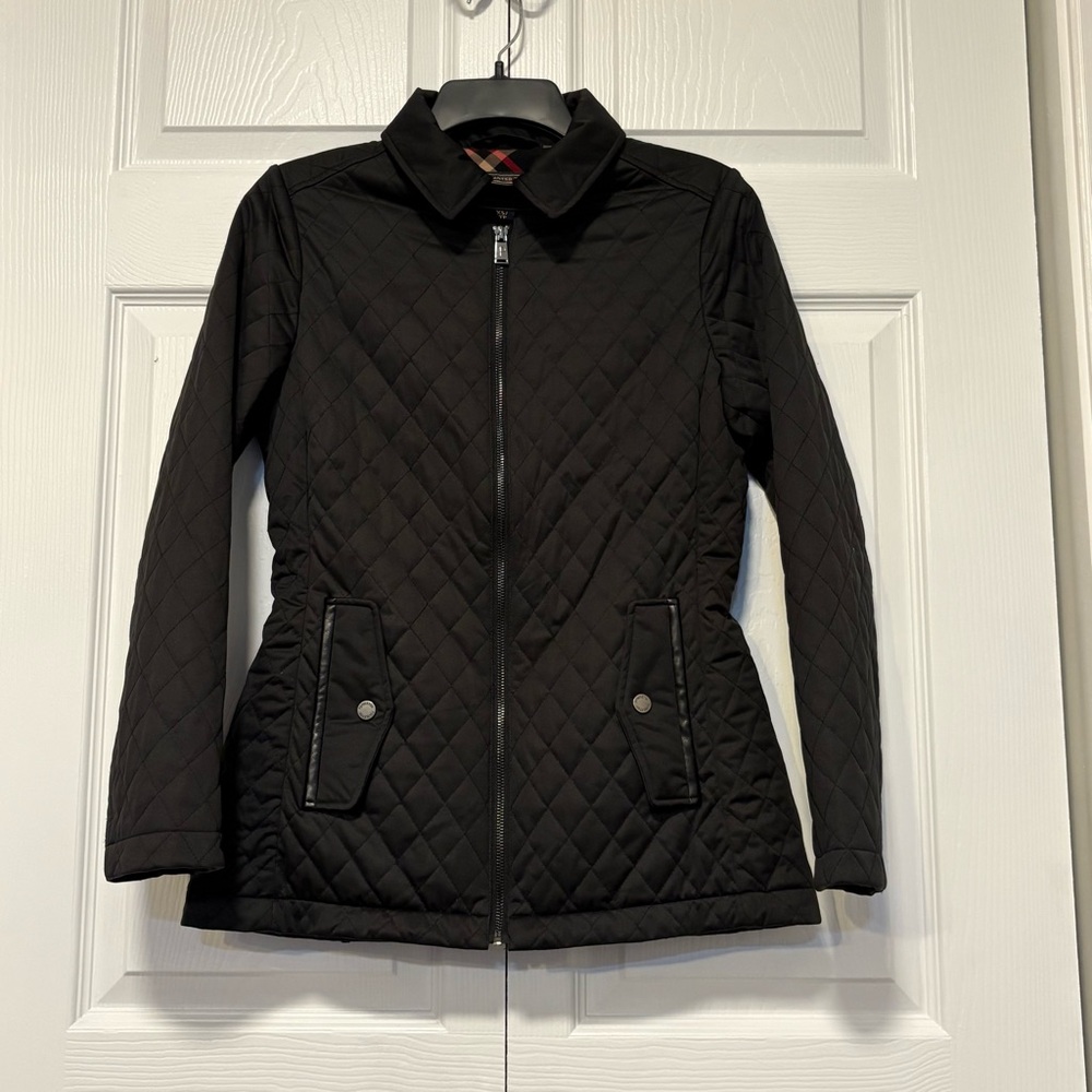 Pendleton Women’s Lightweight Quilted Black Coat Vintage Style Tag Size XS